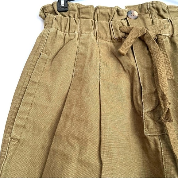 NEW Dusty Olive Stone Wash Paper Bag Pants US M - Picture 6 of 9